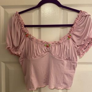 Urban Outfitters Rose Top